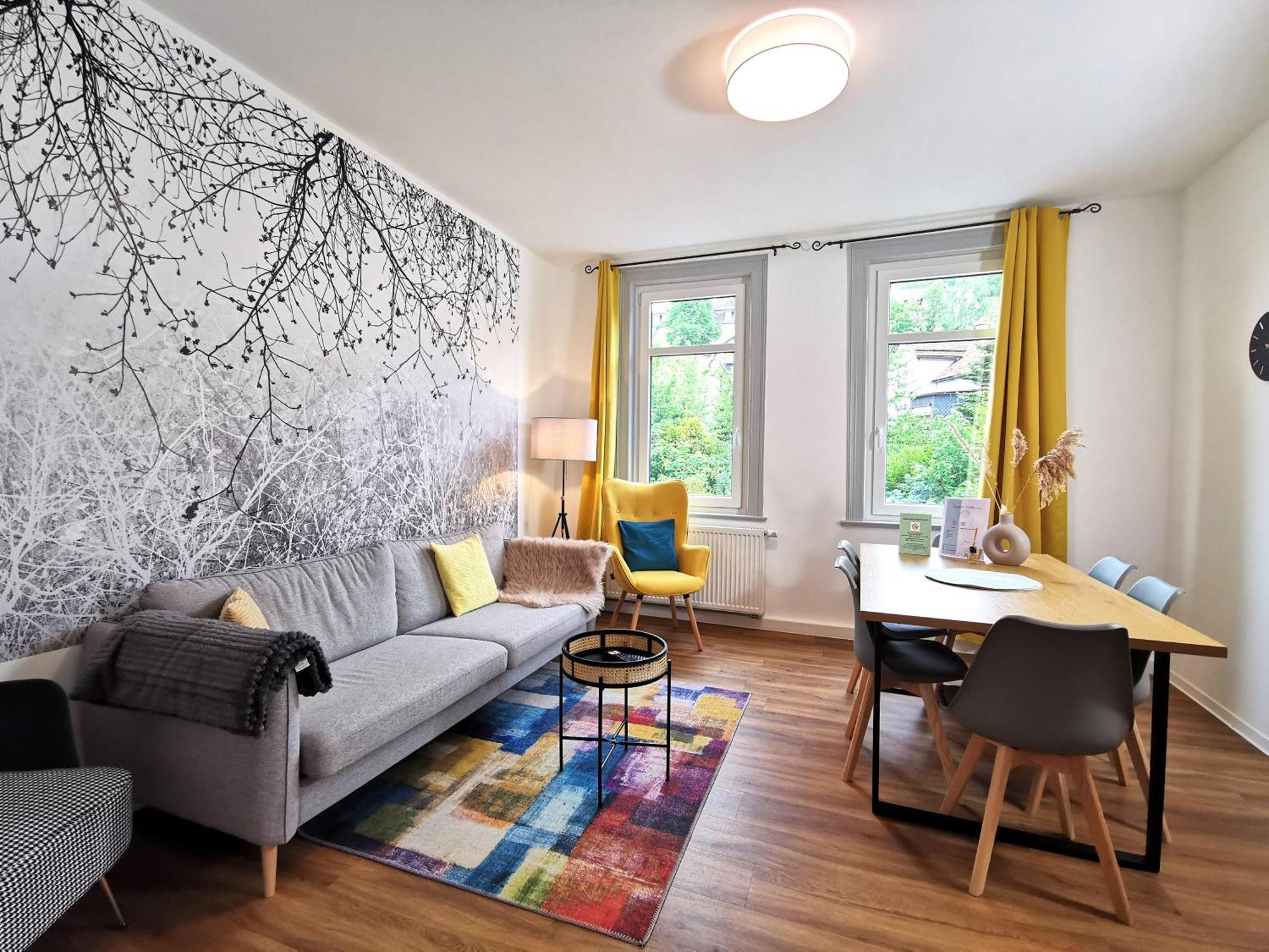 Bohnapartments - Stadtblick Zechenhaus - Balkon - Gratis Parkplatz - Wlan - Sehr Ruhig - Barrierearm Ilmenau Extérieur photo